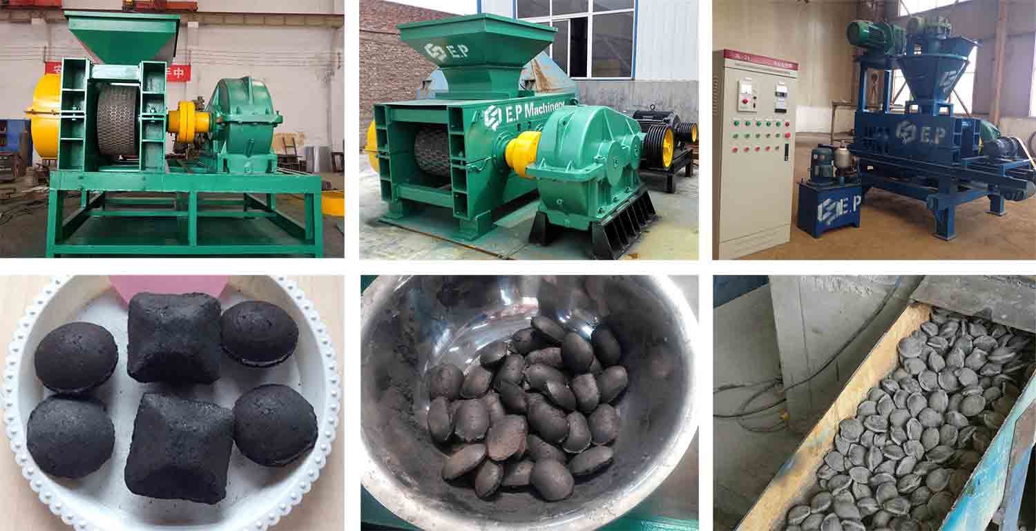 EP Hydraulic pressure roller type briquette machine